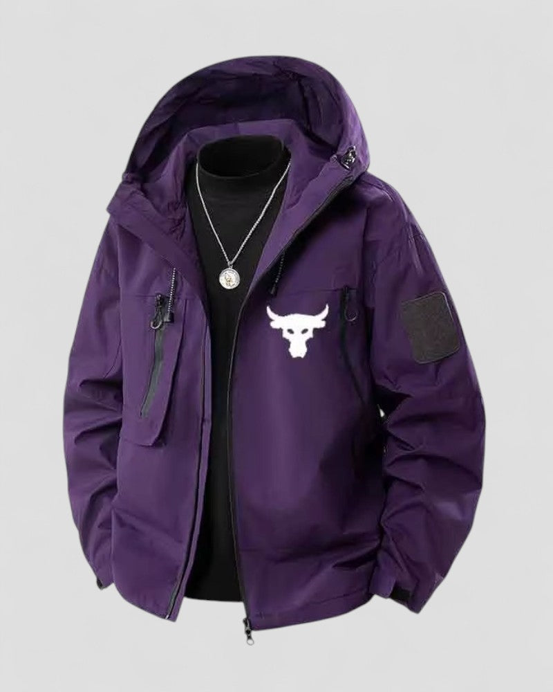 Windproof Lightweight Hooded Jacket for Men Casual Outdoor