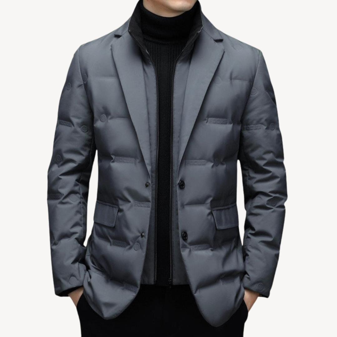 VogeLuxe | Men’s Quilted Sport Blazer Jacket