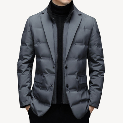 VogeLuxe | Men’s Quilted Sport Blazer Jacket