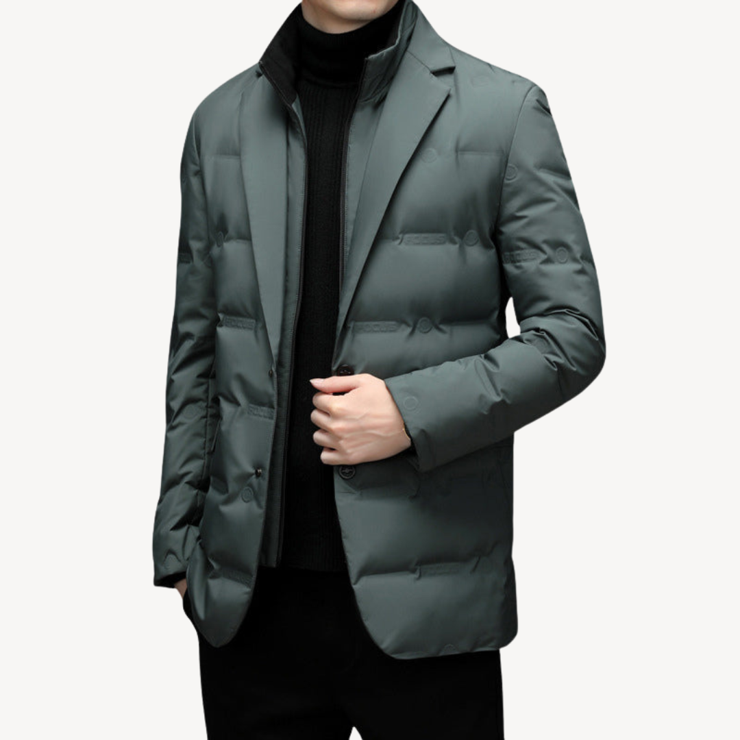 VogeLuxe | Men’s Quilted Sport Blazer Jacket