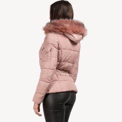 VogeLuxe | Women’s Faux-Fur Hooded Puffer Coat
