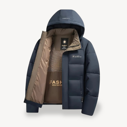 VogeLuxe | Men’s Technical Hooded Insulated Puffer