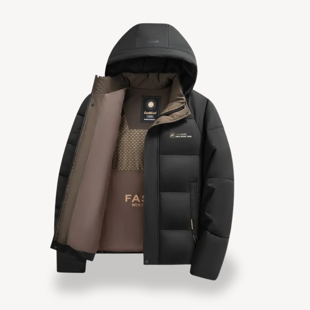 VogeLuxe | Men’s Technical Hooded Insulated Puffer