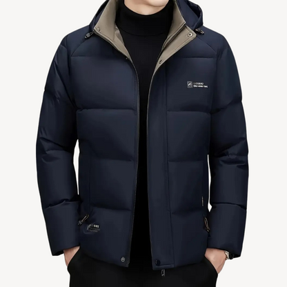 VogeLuxe | Men’s Technical Hooded Insulated Puffer