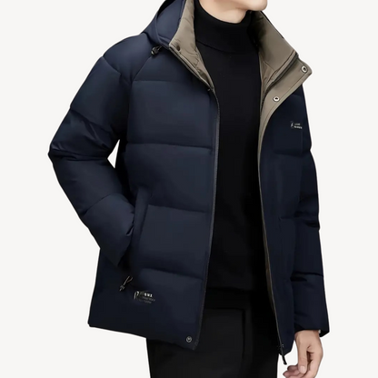 VogeLuxe | Men’s Technical Hooded Insulated Puffer