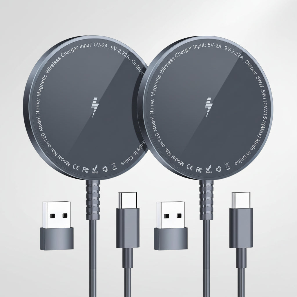 Quick iPhone Charging Magnetic Aluminum Pad - VogeLuxe