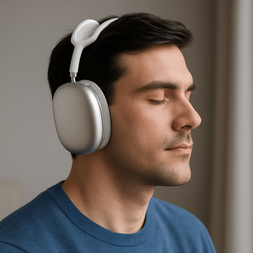 Cordless Over Ear Headphones with Deep Bass Sound