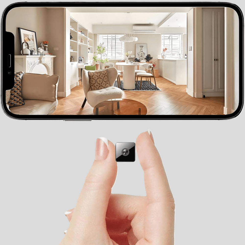 Compact Home Security Camera 1080P Wi-Fi Indoor Monitor - VogeLuxe