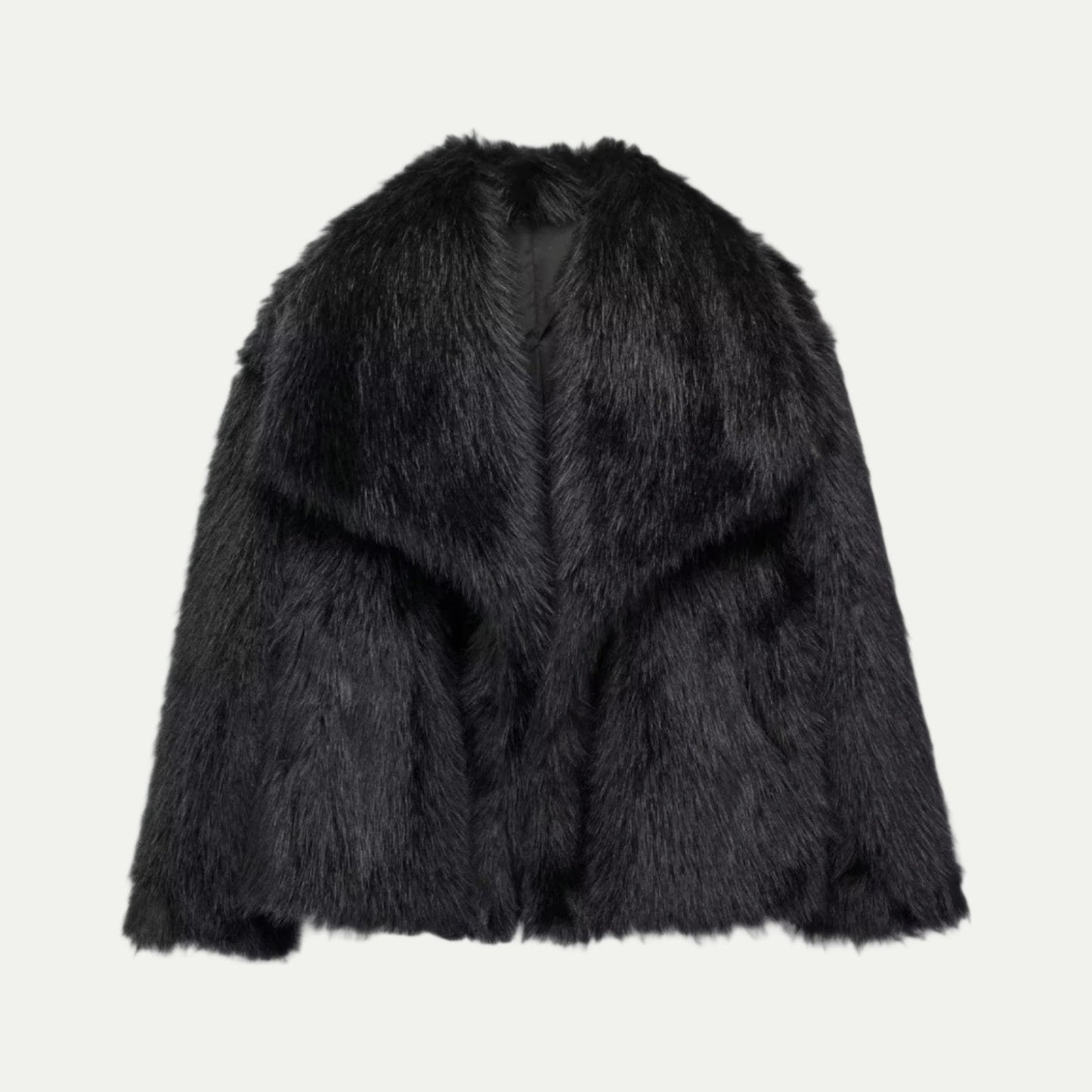 Women Faux Fur Cropped Jacket 0