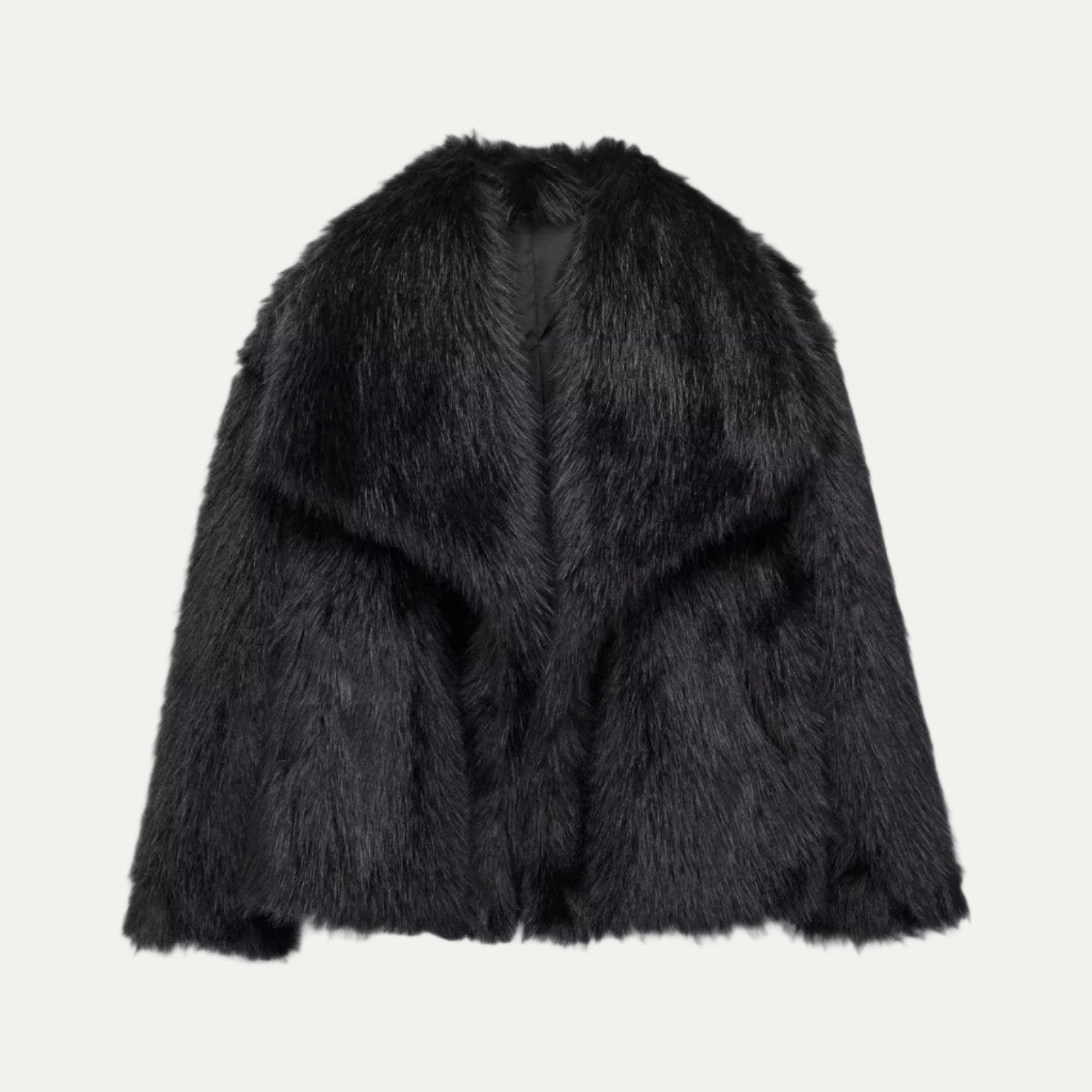 Women Faux Fur Cropped Jacket 0