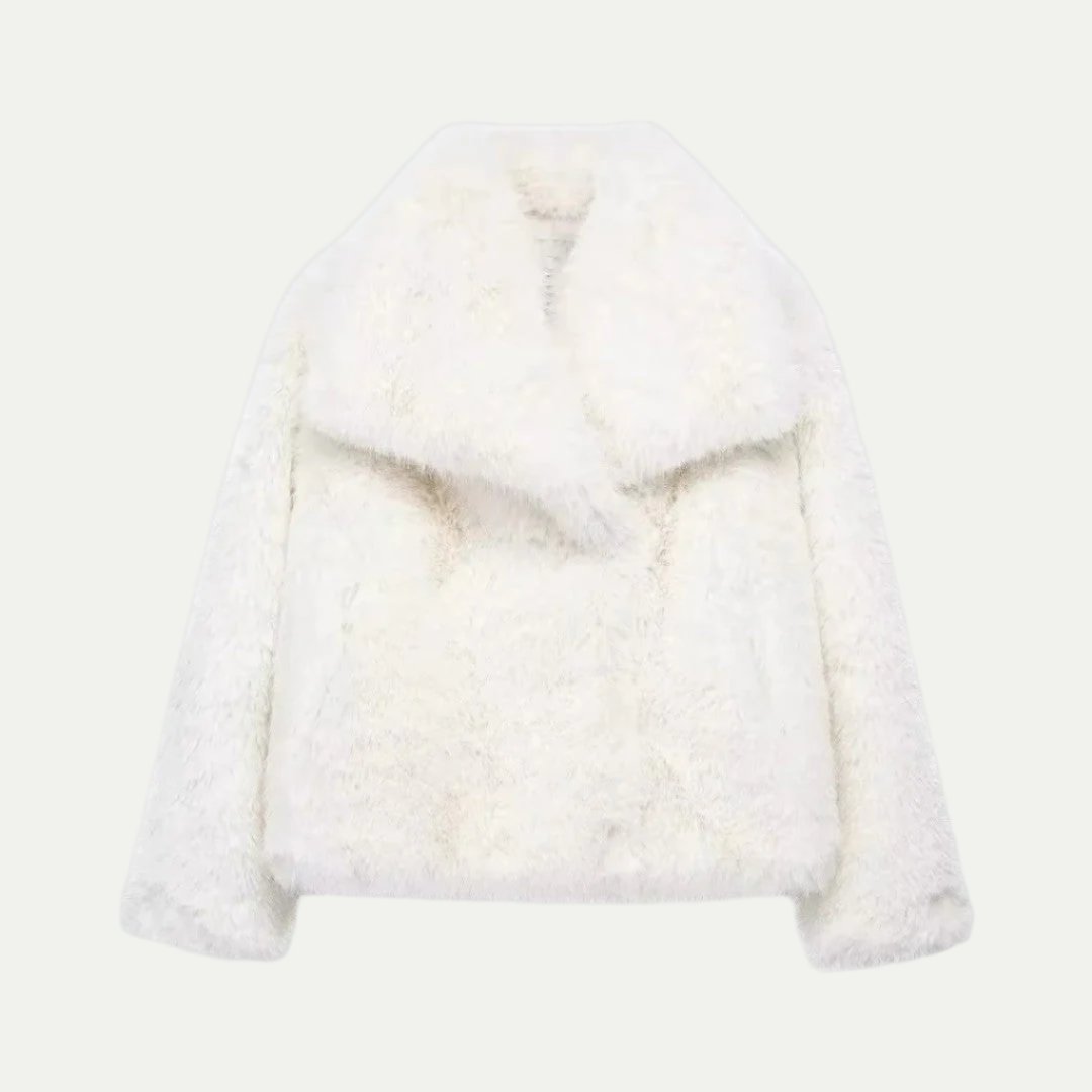 Women Faux Fur Cropped Jacket 3