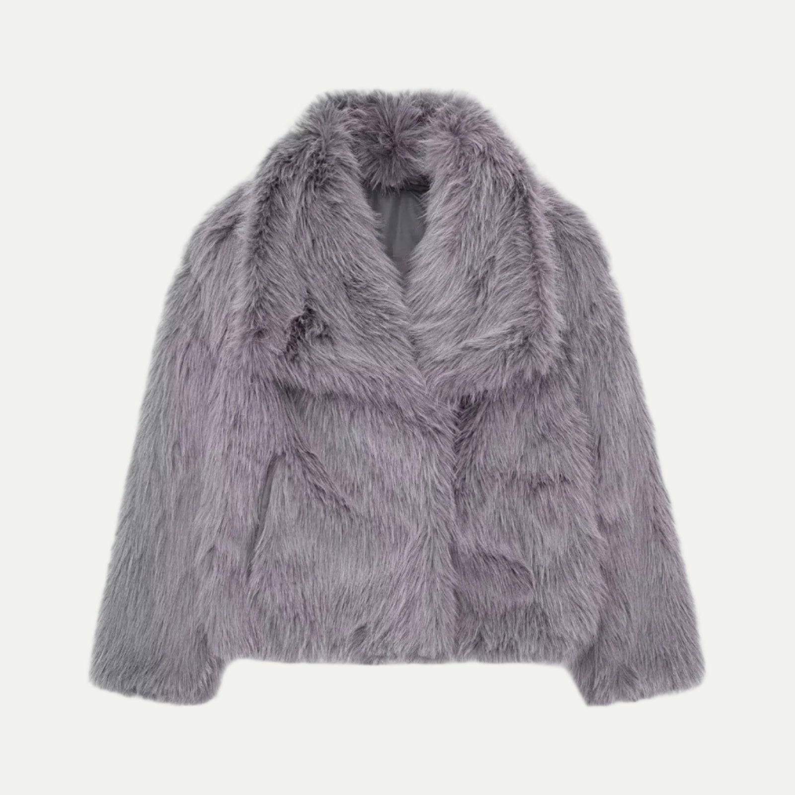 Women Faux Fur Cropped Jacket 4