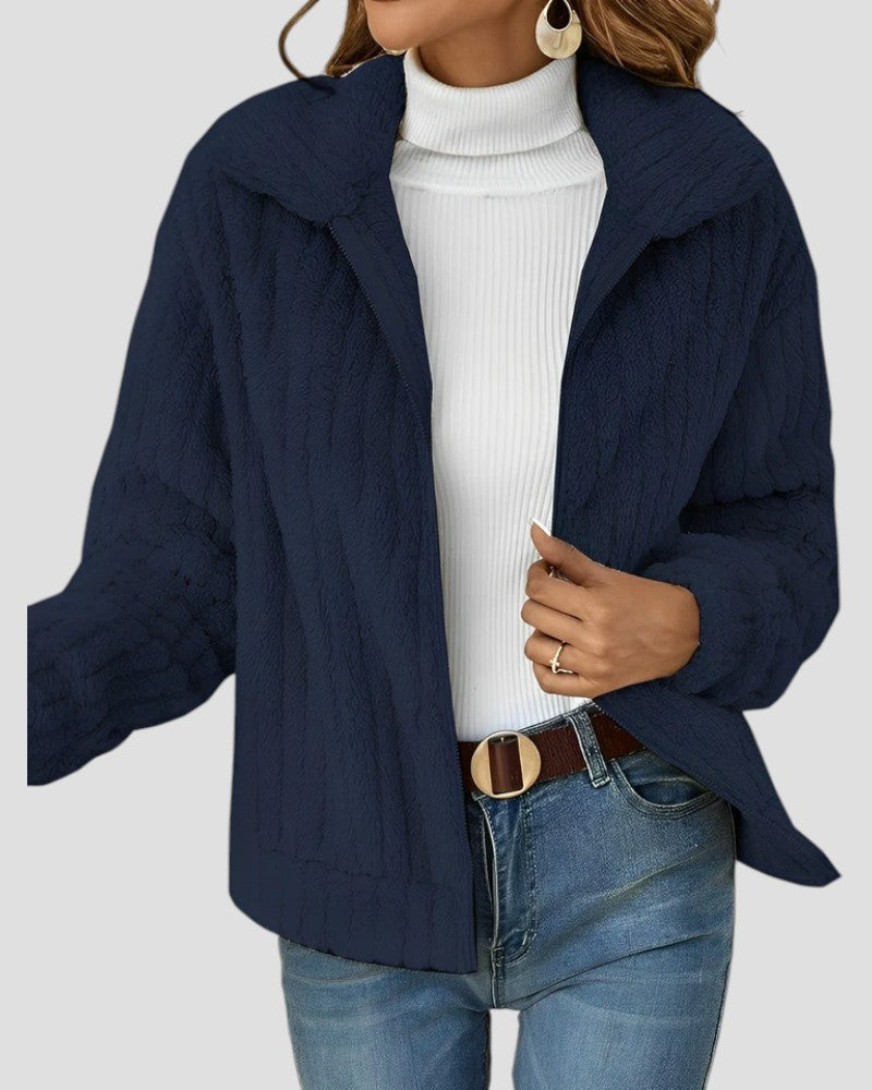 VogeLuxe | Women’s Velvet Fluffy Winter Coat