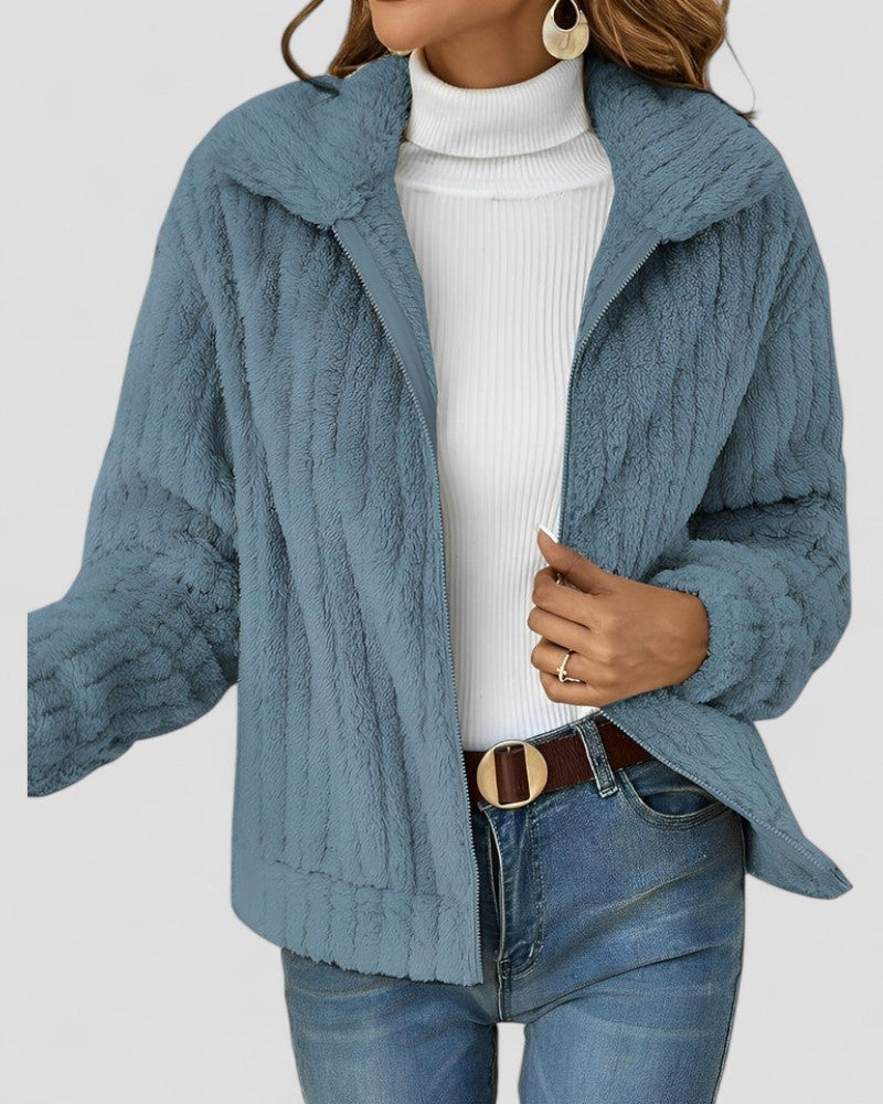 VogeLuxe | Women’s Velvet Fluffy Winter Coat