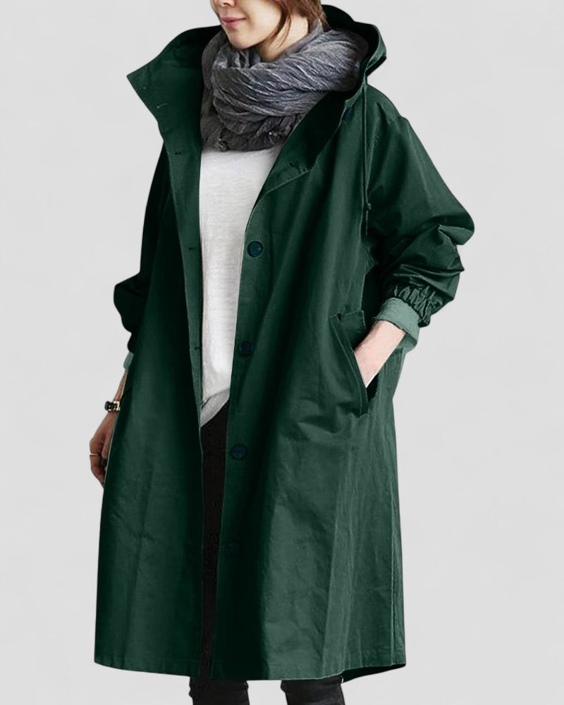 VogeLuxe | Women’s Elegant Double Breasted Trench Coat