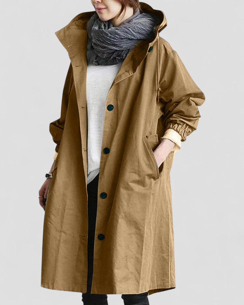 VogeLuxe | Women’s Elegant Double Breasted Trench Coat