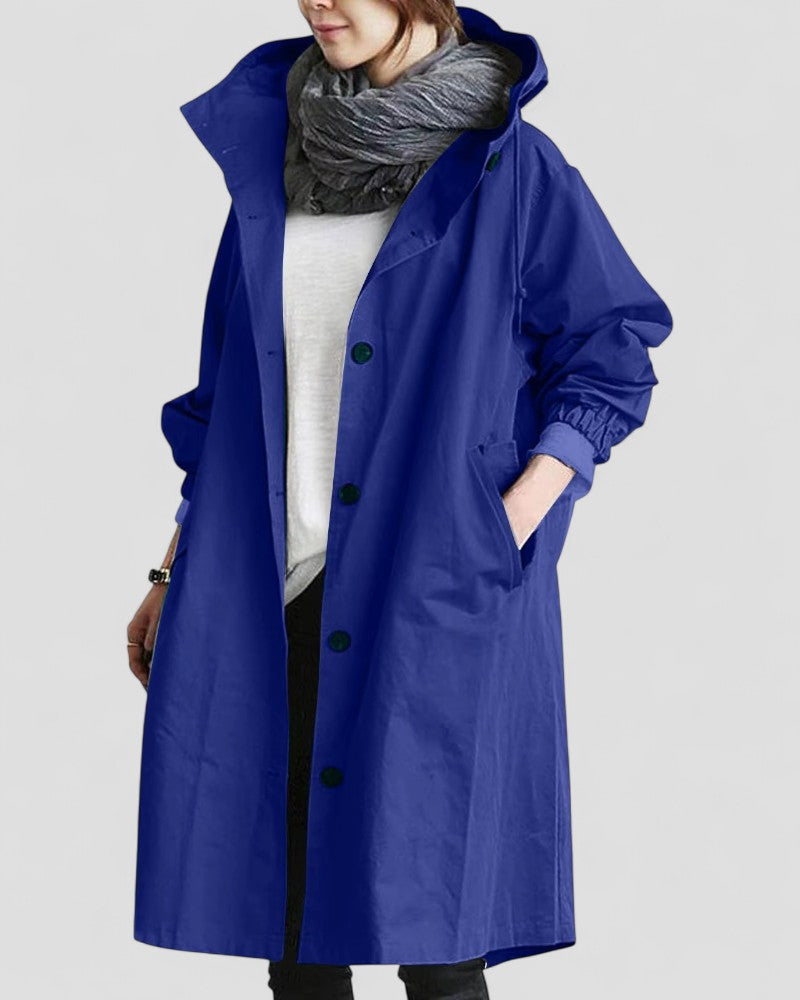 VogeLuxe | Women’s Elegant Double Breasted Trench Coat