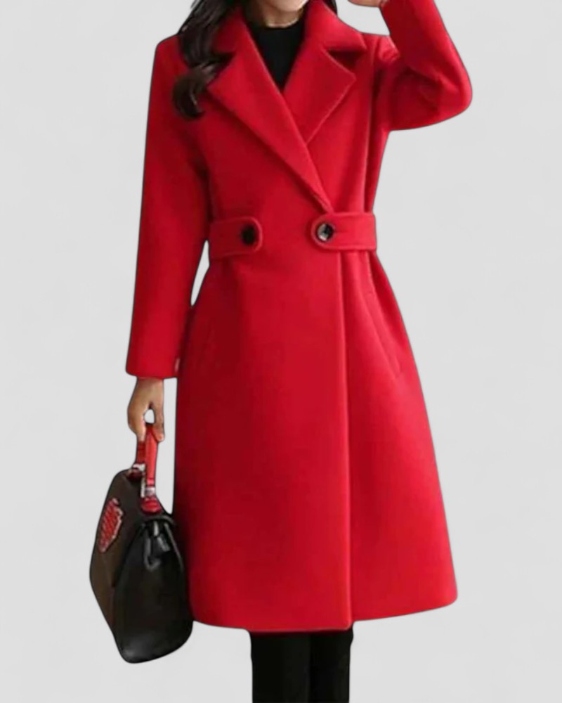 VogeLuxe | Women’s Stylish Mid-length Overcoat