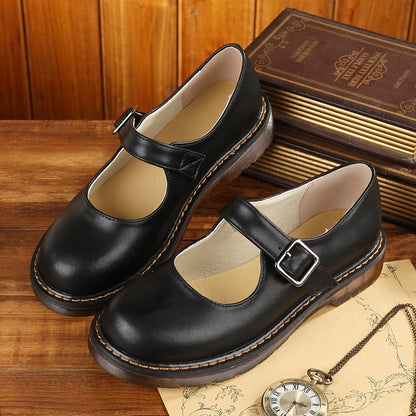 VogeLuxe | Women’s Classic Mary Jane Round Toe Buckle Shoes