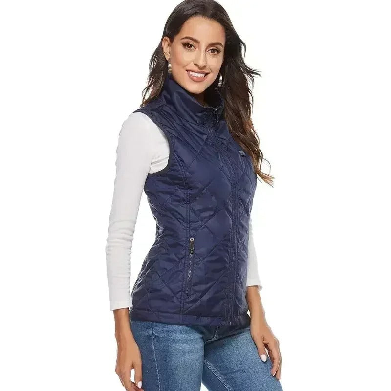 Warm Electric Women's Winter Parka Coat - VogeLuxe
