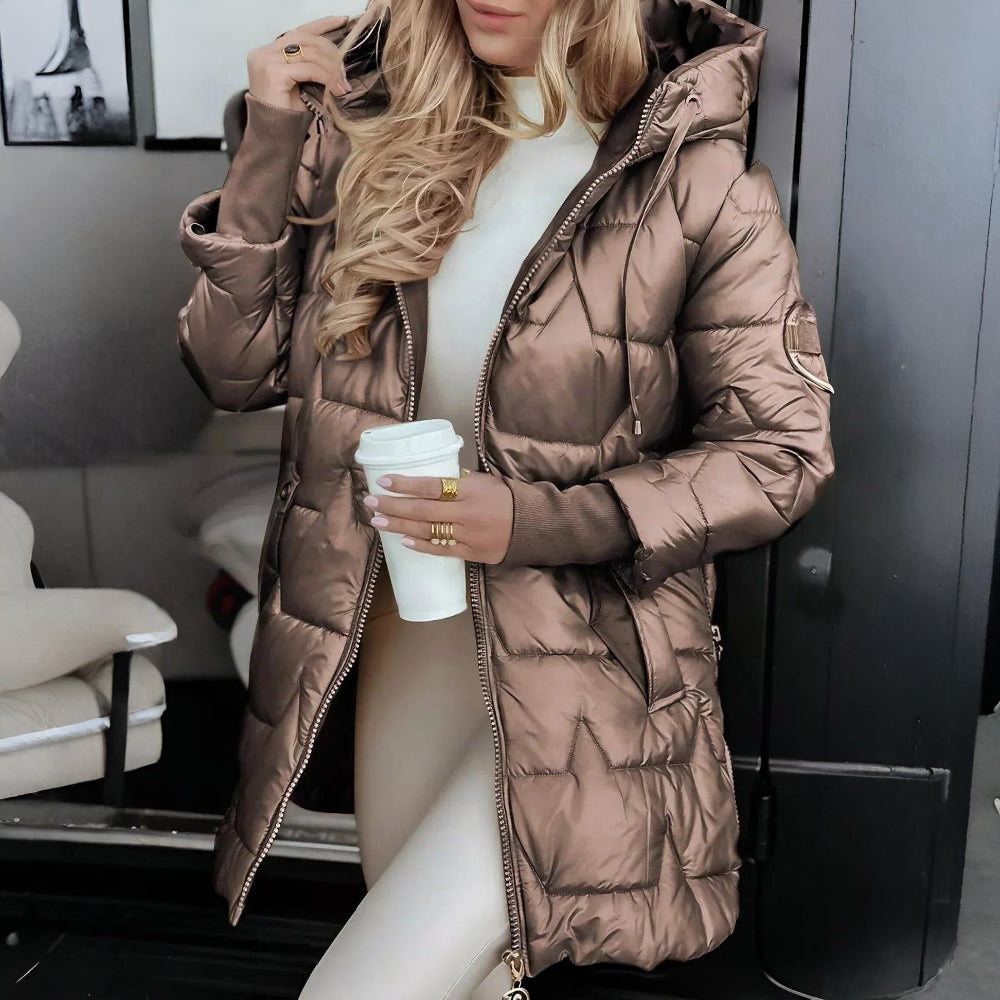 Warm Waterproof Parka Jacket for Women