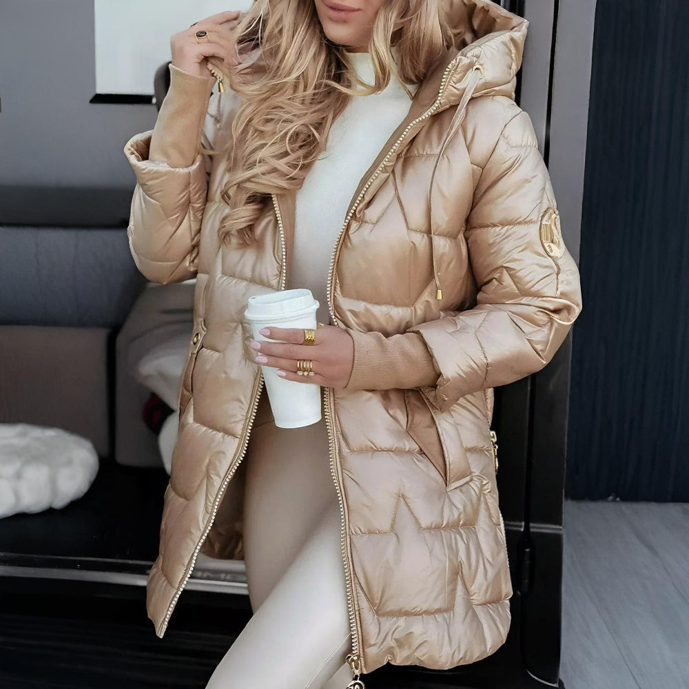 Warm Waterproof Parka Jacket for Women - VogeLuxe