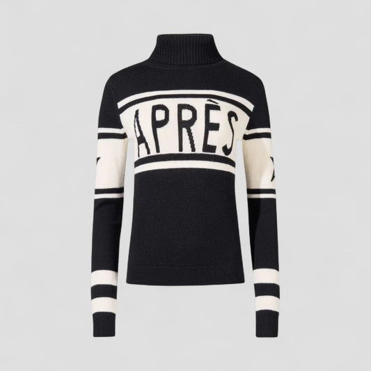 VogeLuxe | Women's Après Ski Jumper with Turtleneck Merino Wool