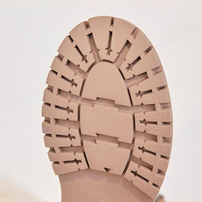 Women’s Black Ankle Winter Boots – Faux Fur Lined, Zip, Lug Sole 6