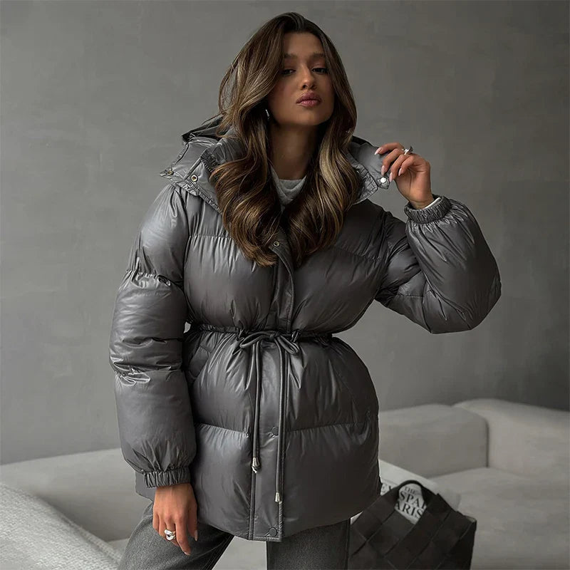 Warm Women's Down Filled Parka Coat