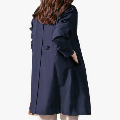 VogeLuxe | Women’s Mid-Length Trench Jacket