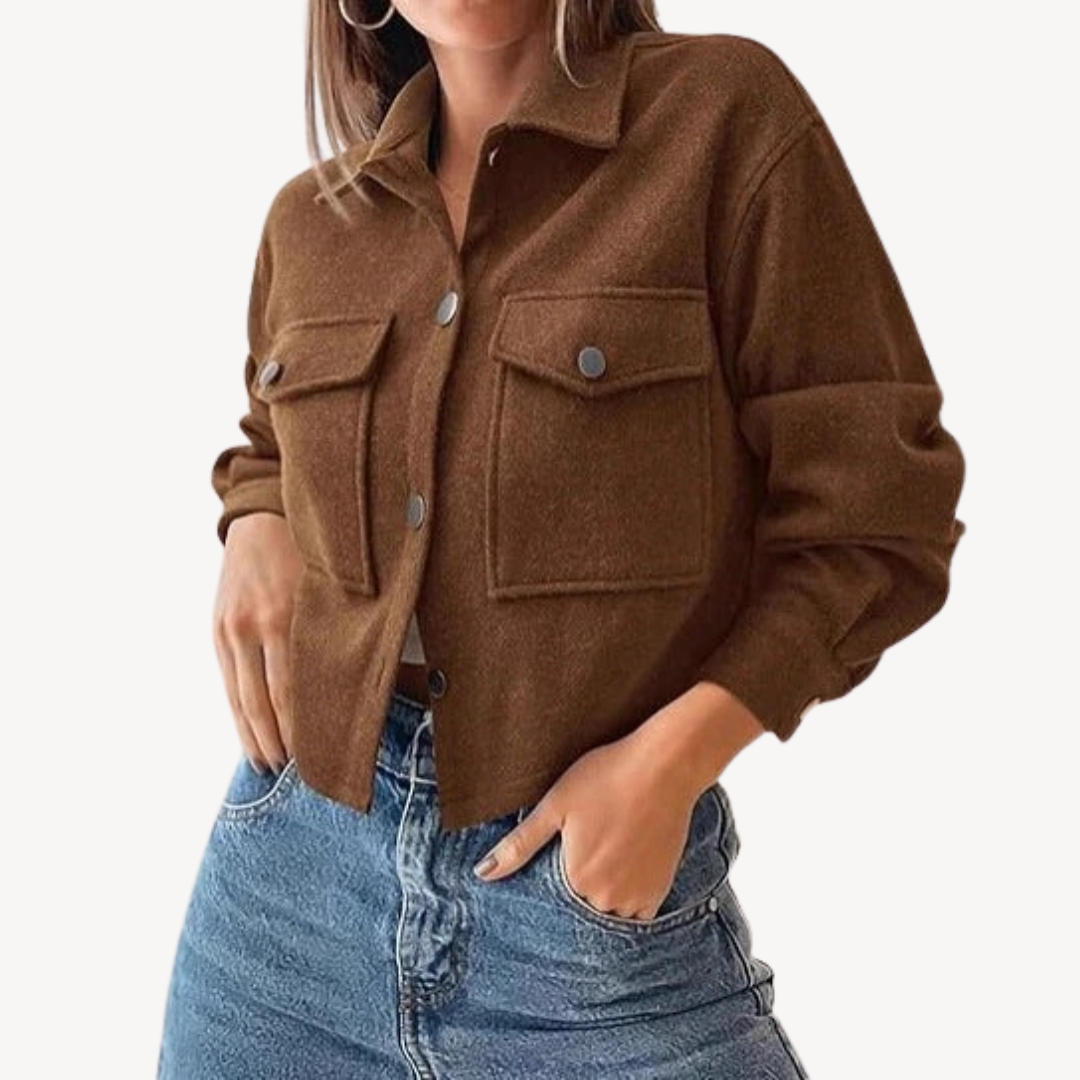 VogeLuxe | Women’s Chic Cropped Jacket