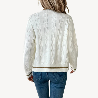 VogeLuxe | Women’s Simple Long Sleeve Cardigan