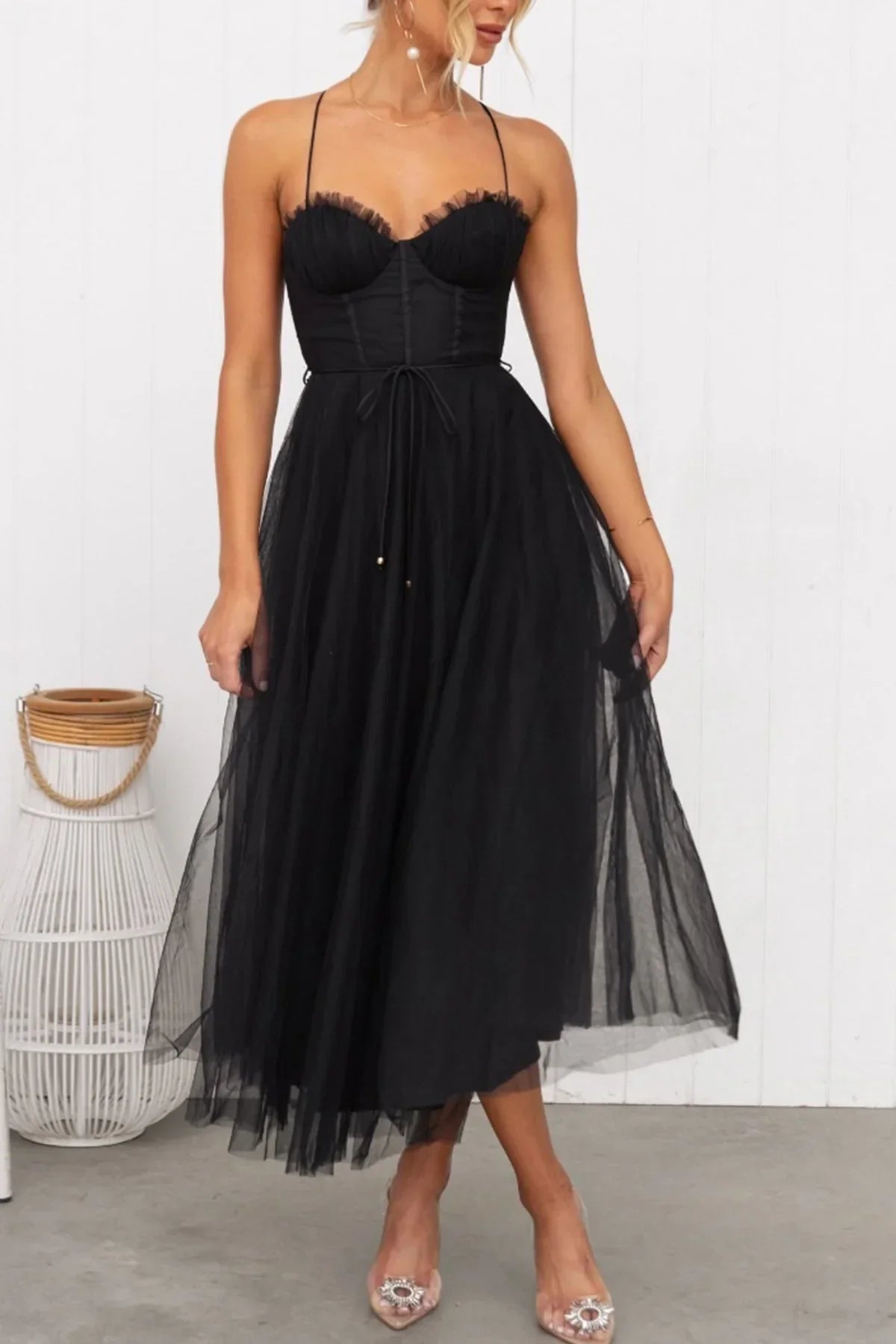 Ladies' Elegant Summer Halter Neck Dress