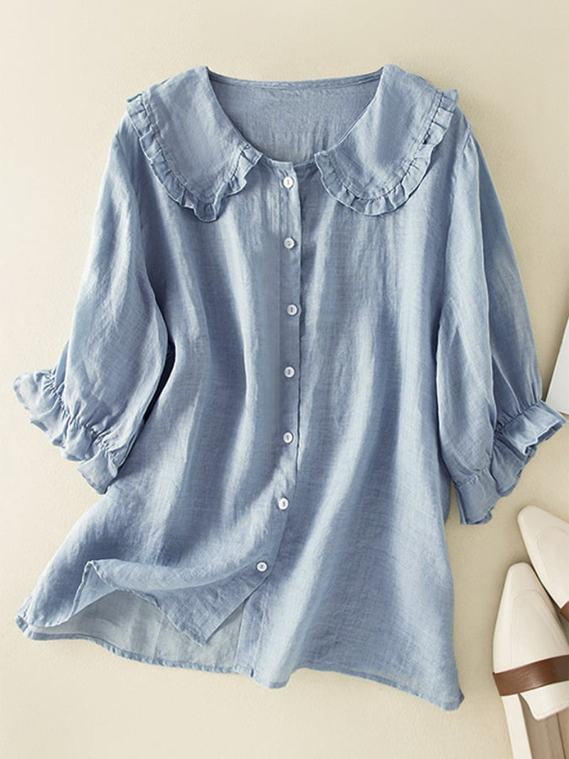 Ladies Classic Point Collar Shirt - VogeLuxe