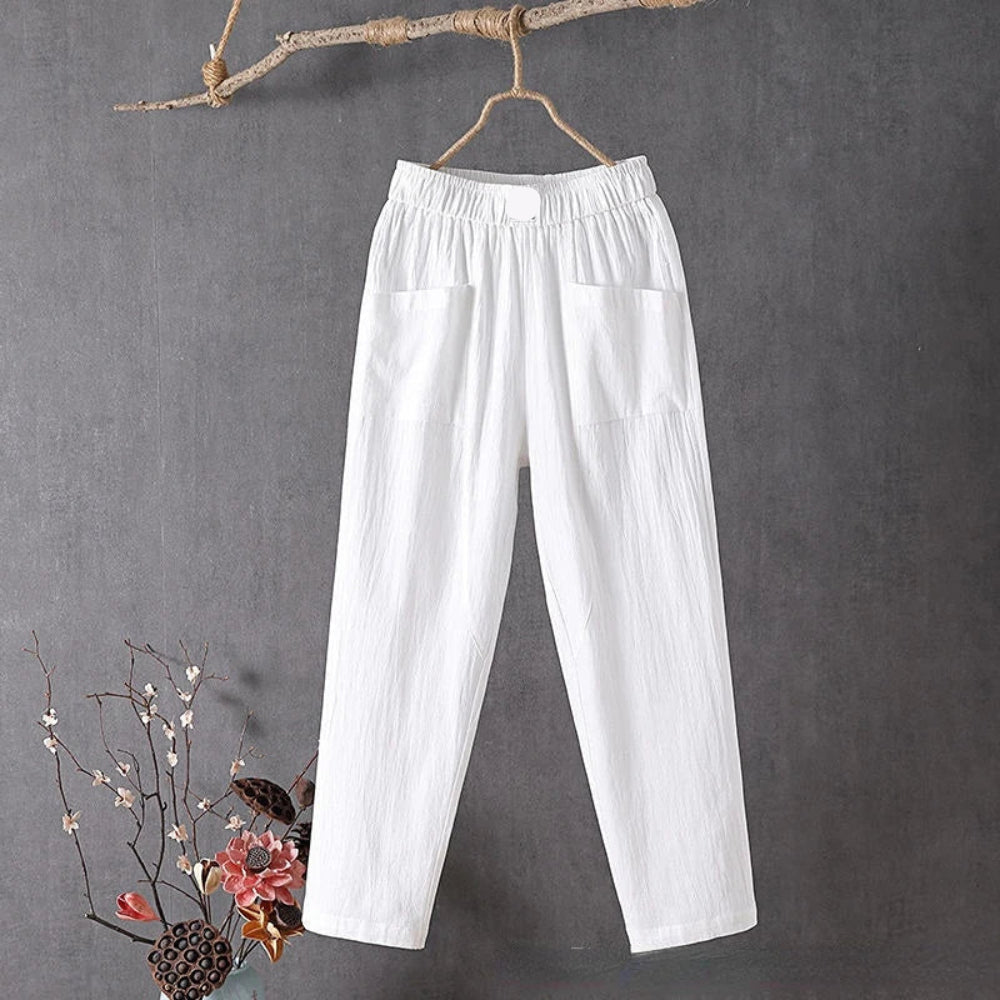 Comfy Women's Elastic Waist Jogger Pants - BritishElegance