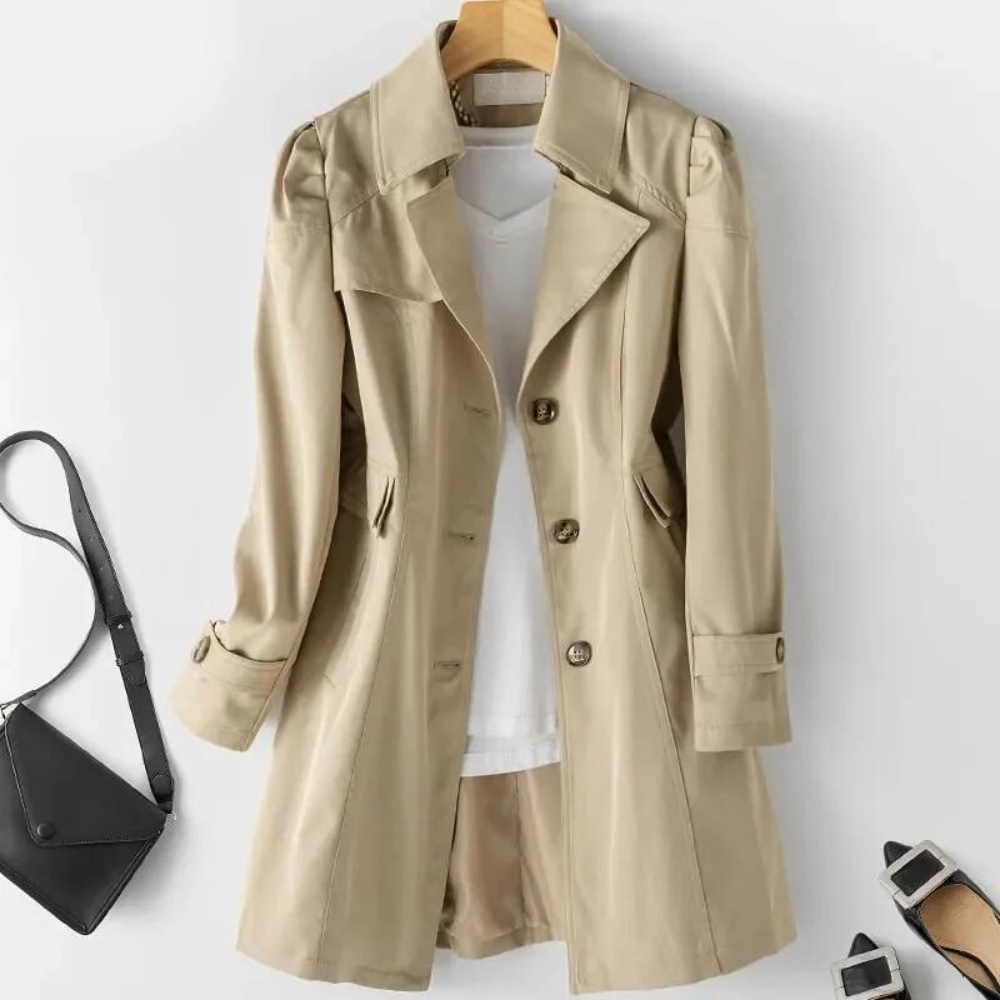 Women’s Casual Trench Coat – Timeless Everyday Layer 0