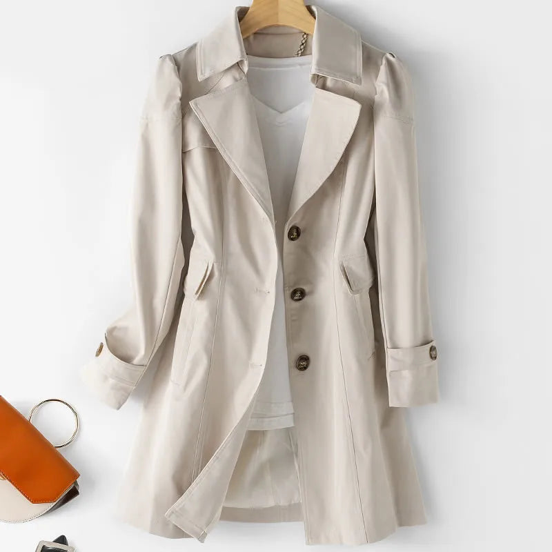 Women’s Casual Trench Coat – Timeless Everyday Layer 3