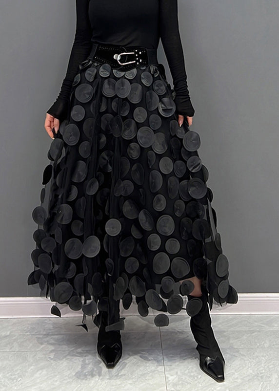 Fashionable Polka Dot Mid Length Skirt