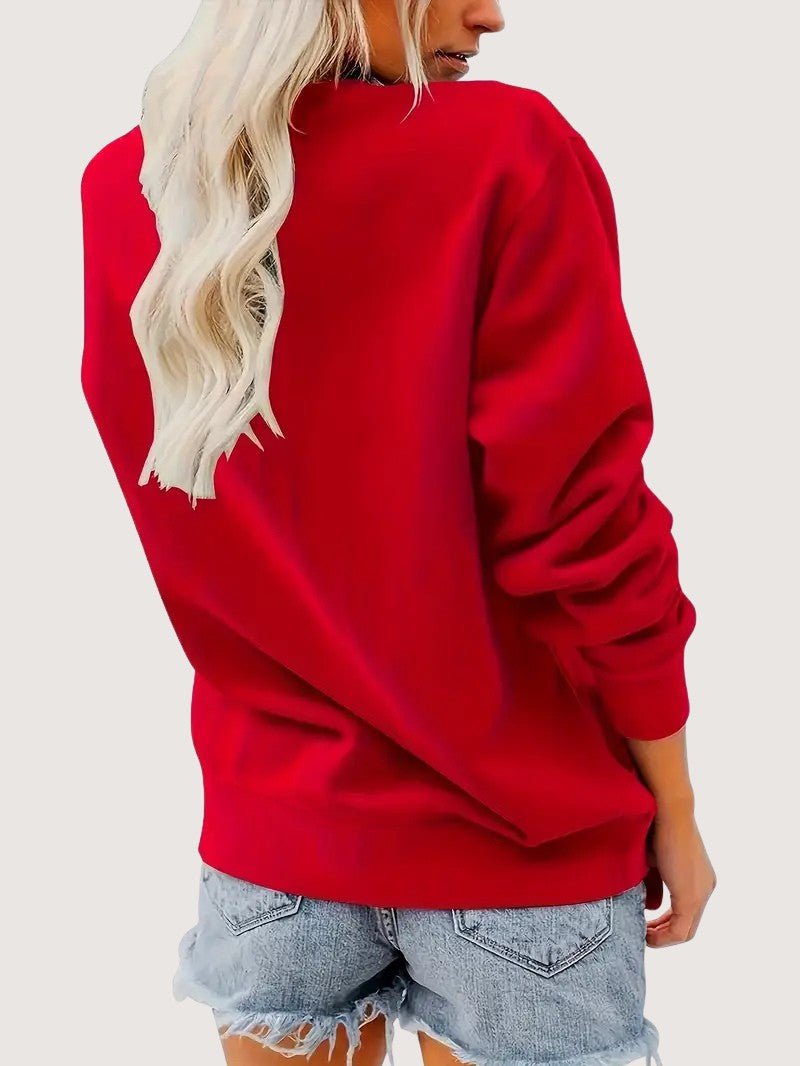 Women’s Christmas Squirrel Print Top 1