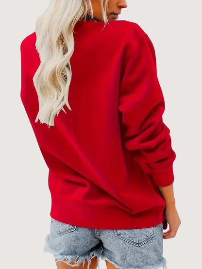 Women’s Christmas Squirrel Print Top 1