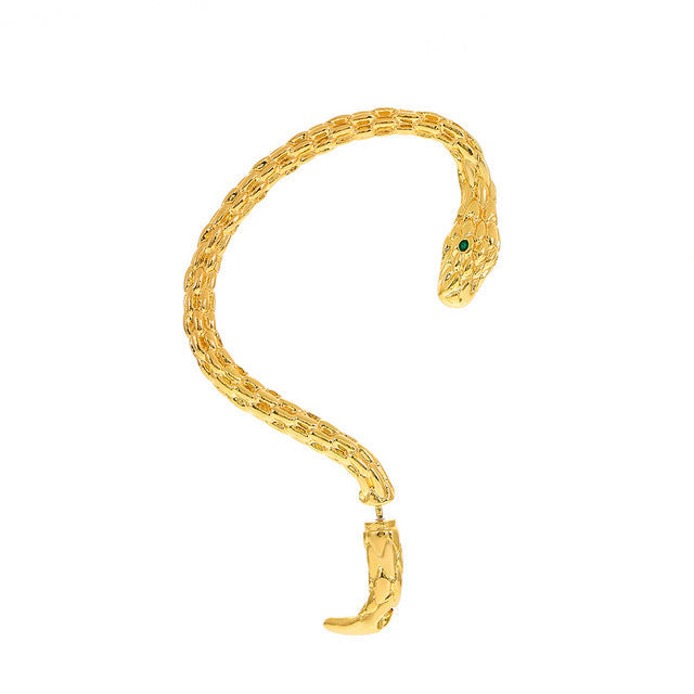 Stylish Snake Design Clip Earrings for Women