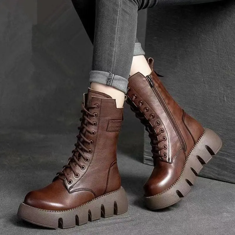 Ladies Low Heel Ankle Boots