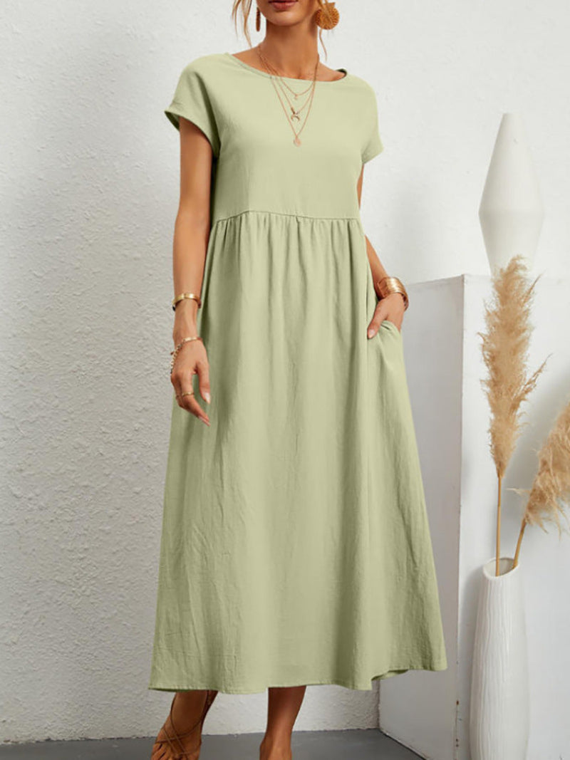 Classic Simple Knee Length Dress