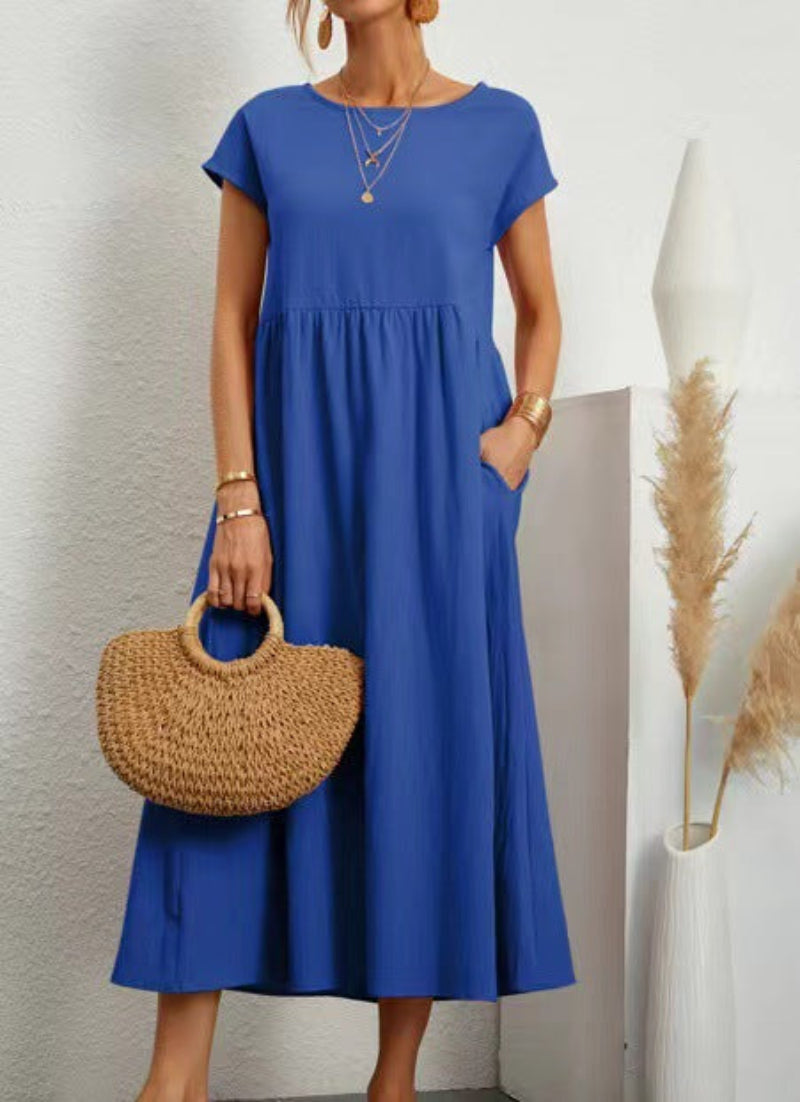 Classic Simple Knee Length Dress