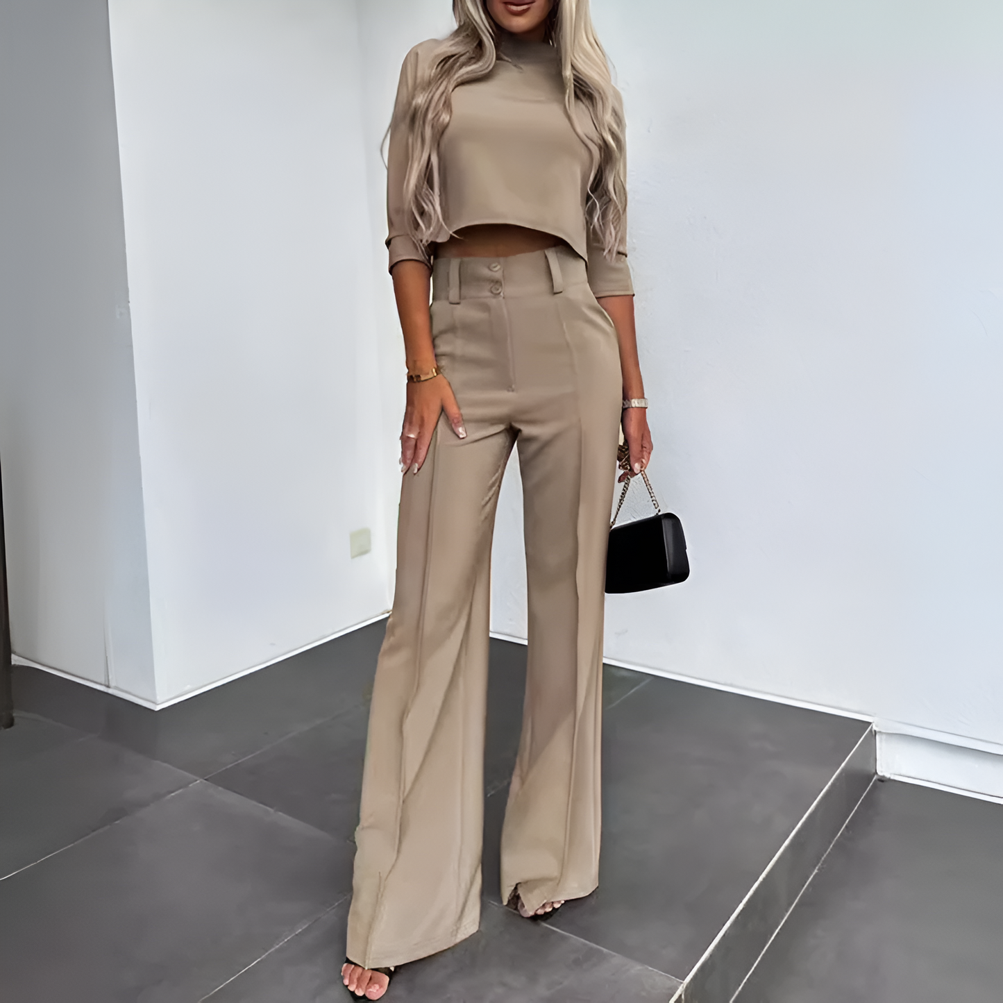 Ladies Soft Matching Outfit Set