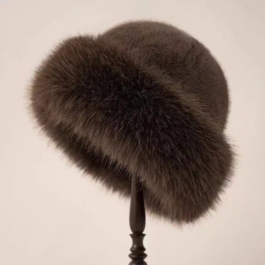 Warm Faux Fur Winter Hat for Women - VogeLuxe
