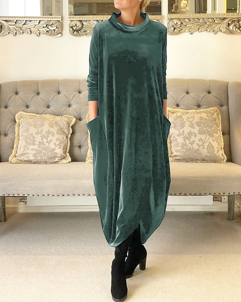 Comfy Women's Maxi Dress with Pockets
