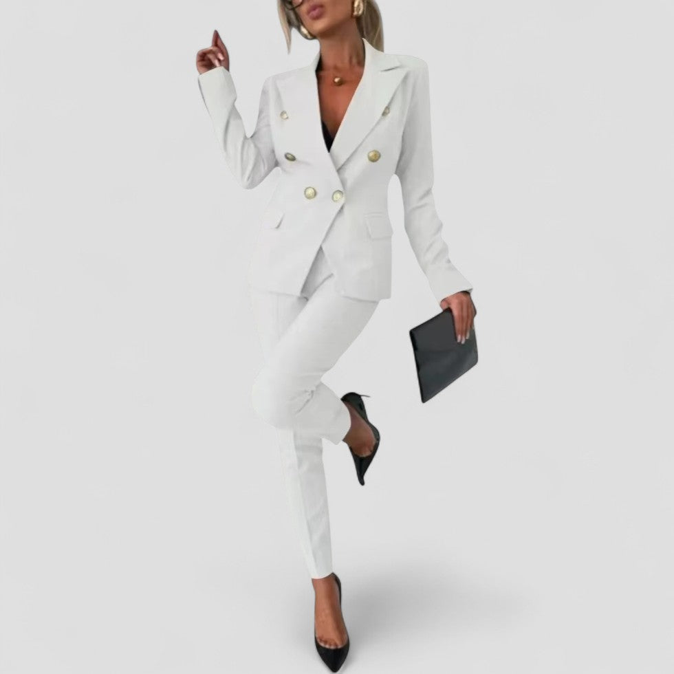 VogeLuxe | Women’s Double-Breasted Suit Set