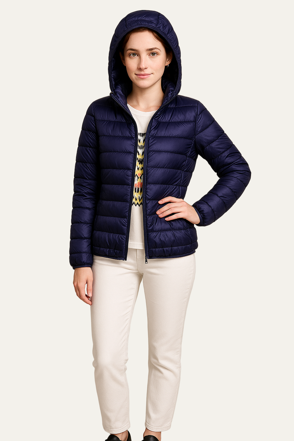 VogeLuxe | Women’s Long Hooded Heavy Puffer Coat