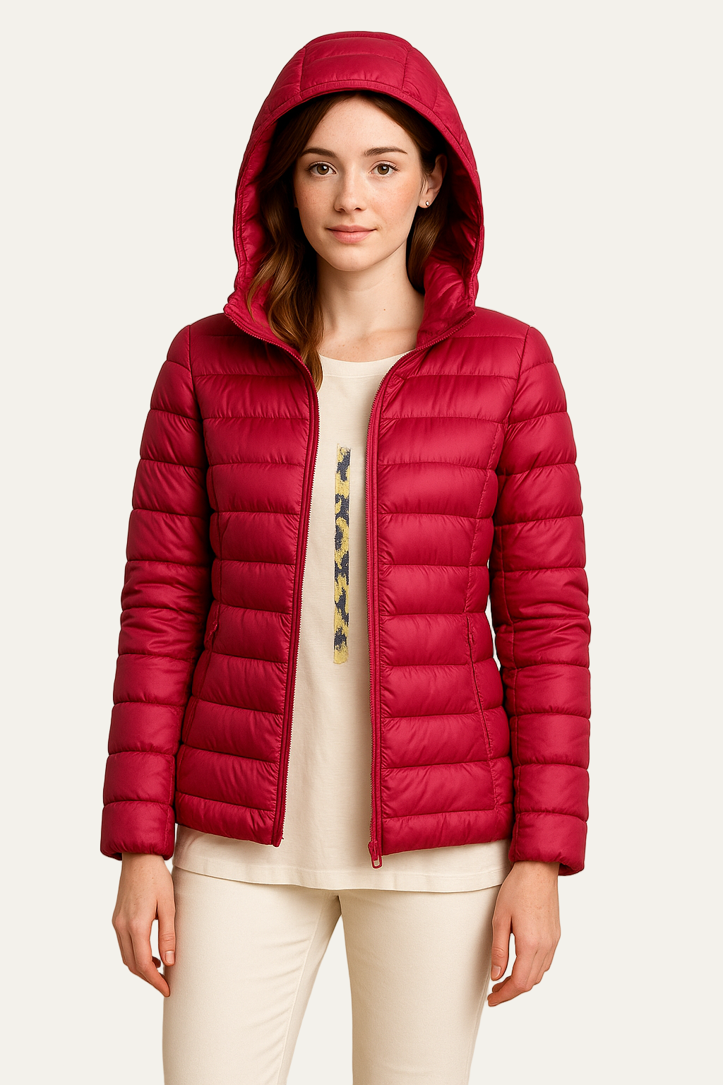 VogeLuxe | Women’s Long Hooded Heavy Puffer Coat